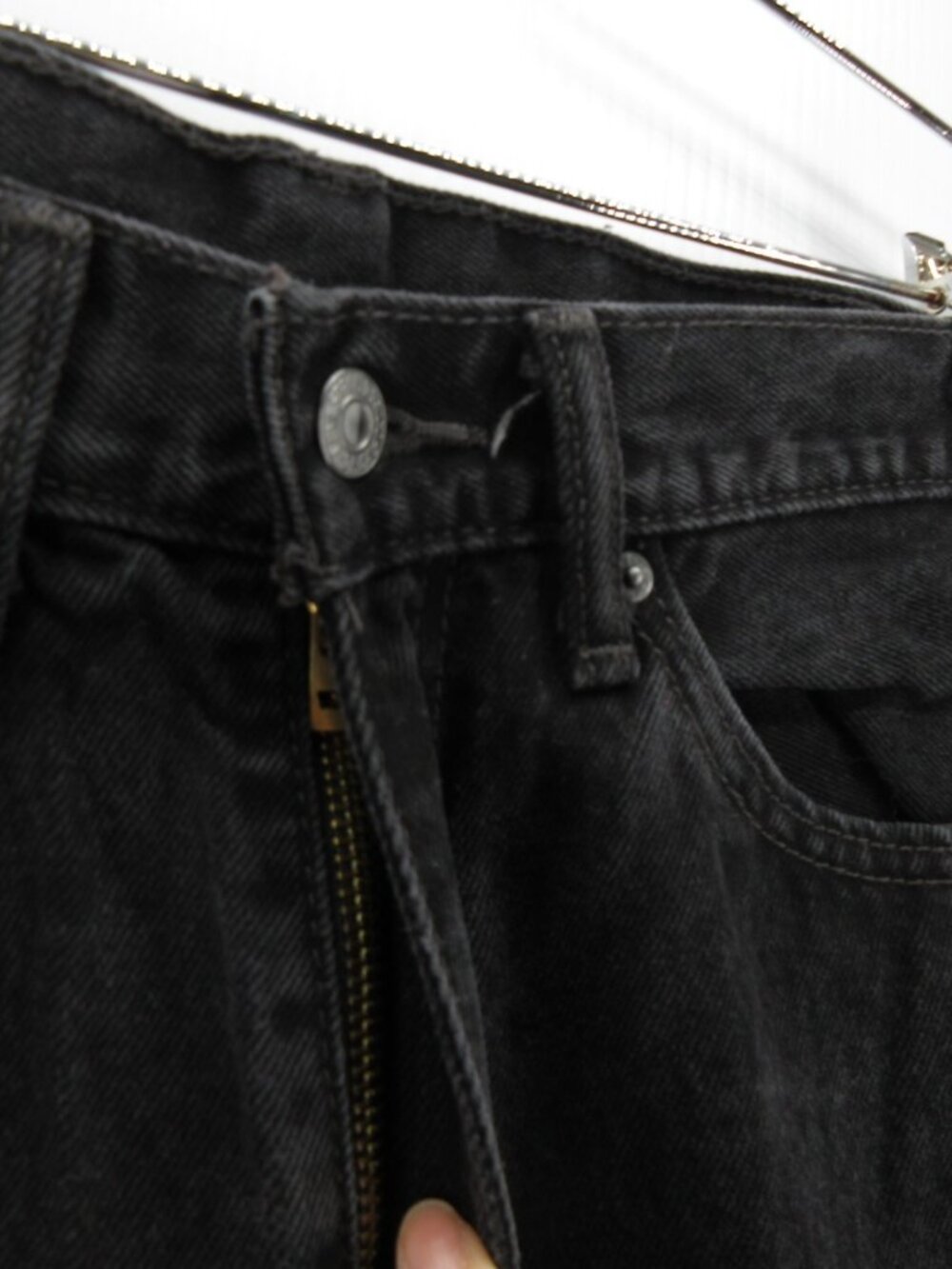 Levis 505 Jeans 30X30 Straight Red Tab Denim Pants Streetwear Cotton - Picture 2 of 10